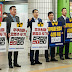 더불어민주당 광명을지역위, 후쿠시마 오염수 방류 규탄 피켓 시위 