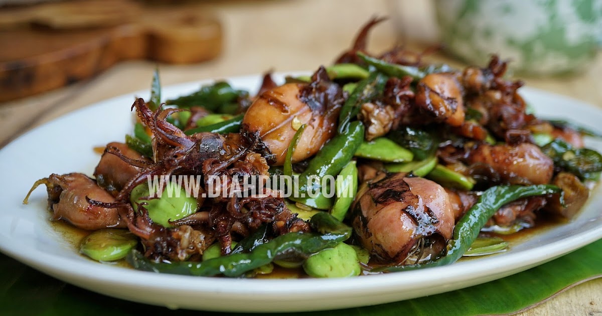Diah Didi's Kitchen: Tumis Cumi Asin Petai Cabe Hijau