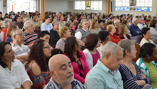 Fieis reunidos celebram os 125 anos de Teresópolis em missa na Matriz de Santo Antonio