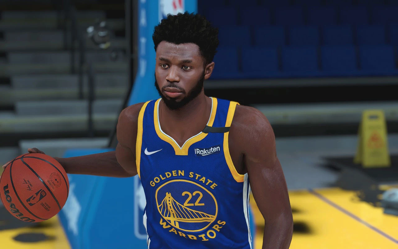 NBA 2K22 Andrew Wiggins Cyberface