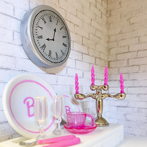 DIY Dollhouse Miniature Clocks In Two Styles