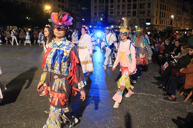 Representación del carnaval tradicional vasco