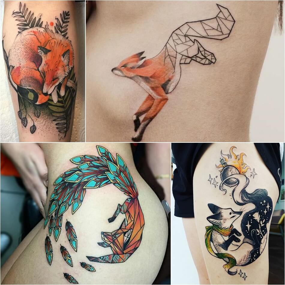 Tatuajes para chicas de zorro
