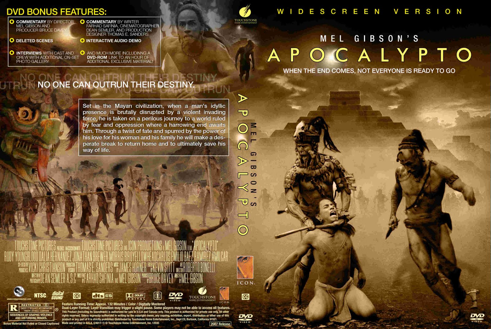 Apocalypto 2006, Mel Gibson, BrRip 720p HD, Subtitulada 