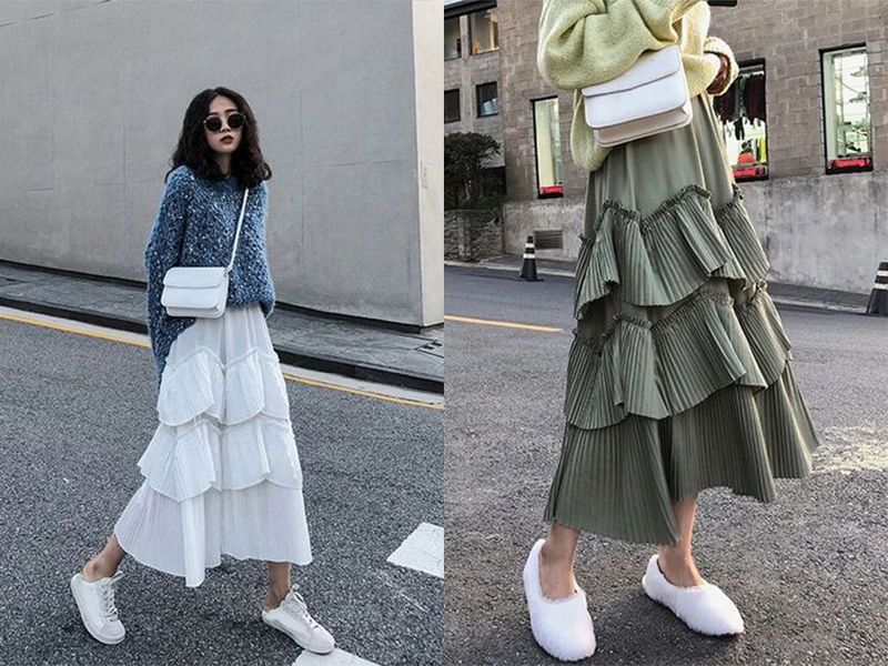 Mix chân váy tầng sao cho thời trang sành điệu? Tìm hiểu ngay - TH Điện  Biên Đông
