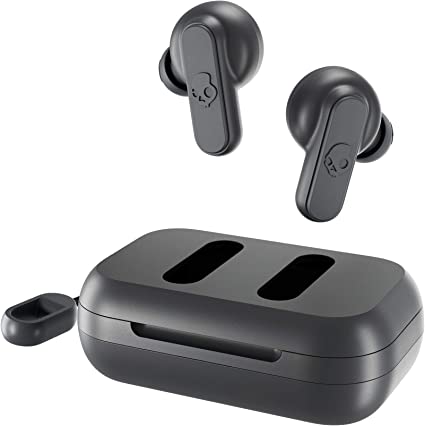 Skullcandy Dime True Wireless In-Ear Bluetooth Earbuds Compatible with iPhone and Android / Charging Case and Microphone / Great for Gym, Sports, and Gaming, IPX4 Water Dust Resistant