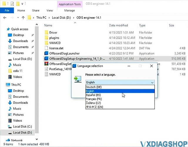 Install VXDIAG ODIS Engineering V14.1 Software 1