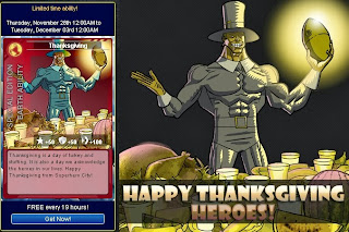 Happy Thanksgiving Heroes from Superhero City