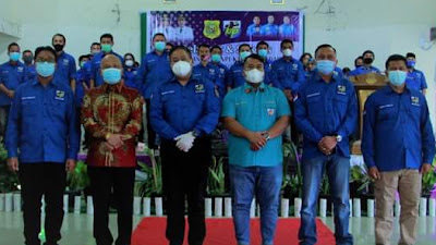 Bupati Dairi Hadiri Pengukuhan Pengurus DPD KNPI Kabupaten Dairi Periode 2019-2022.