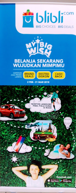 Portal belanja online Blibli.com menghadirkan program My Big Wish