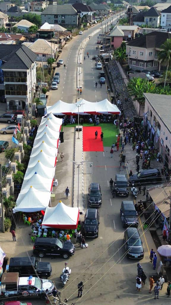 Reconstructed 1.3km Dozie Way at Ndume Ibeku