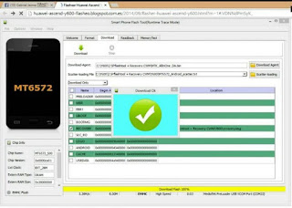 Cara Flash Huawei Y600-U00 MT6572