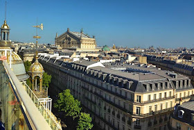Paris view from Printemps