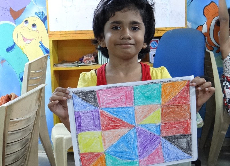 Ekakshra Manish Dwivedi - 00318 Harmony Arts Academy Drawing Class