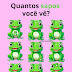 Desafio: Quantos sapos você vê?