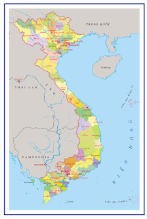 Bản đồ 62 tỉnh thành Việt Nam vector