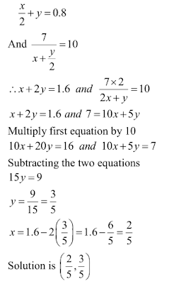 R D Sharma Solutions Class 10th Ch 3 Pair Of Linear Equations In Two Variables Exercise 3 3