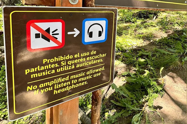 InFueTur prohibición de uso de parlantes en los bosques de TDF