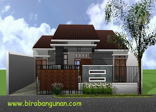 Desain Bangunan Rumah on Rumah Baru Bergaya Minimalis   Sm   Biro Bangunan  Desain Bangun