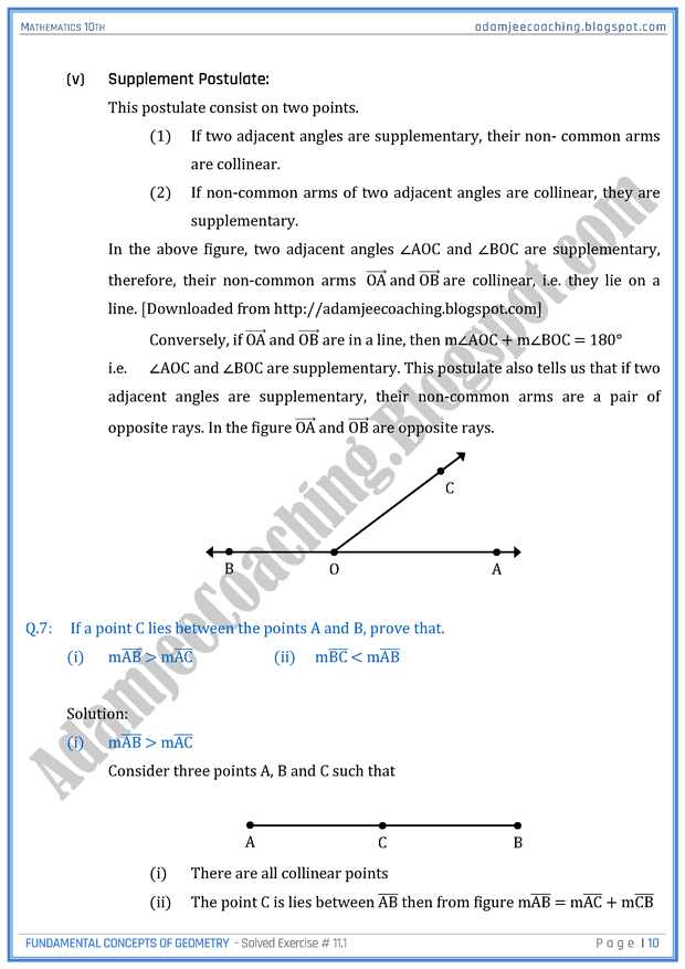 fundamental-concepts-of-geometry-exercise-11-1-mathematics-10th