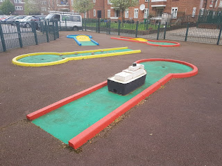 Crazy Golf at the Clarence Way Estate in Camden