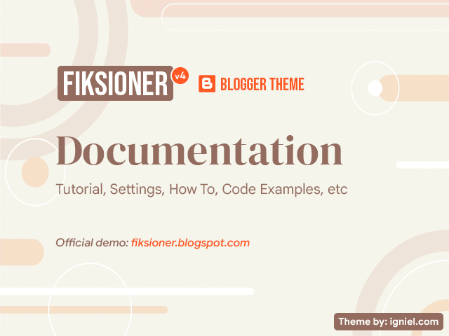 Fiksioner v4 Documentation and Tutorial