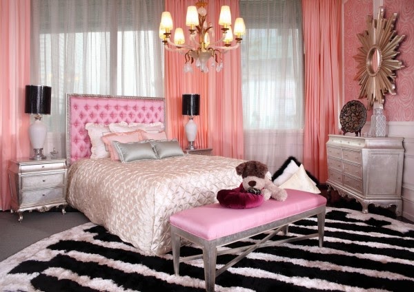 Stylish Girls Pink Bedrooms Design & Decor Ideas 