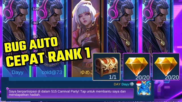  Terdapat salah satu Event yang sekarang ini menjadi trending topik di kalangan Player Kode Bug Event 515 ML Hari Ini Terbaru