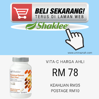 Promosi Vitamin C Shaklee Harga Ahli 2020