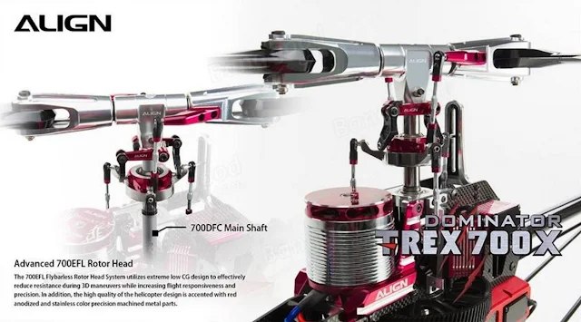  RC Helicopter Super Combo Align TREX 700X Dominator 7