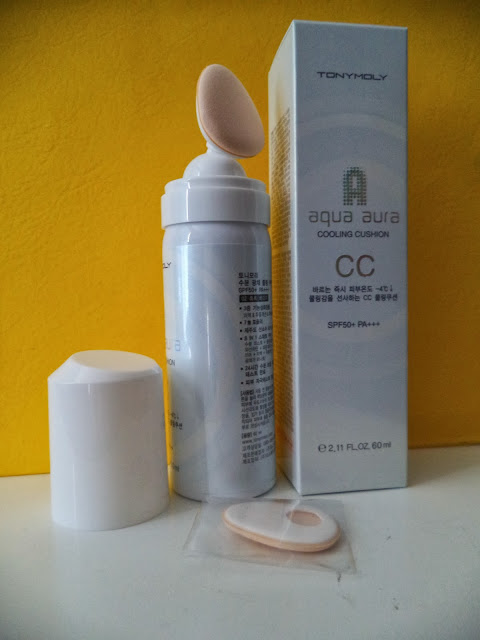 FIRST IMPRESSIONS| TonyMoly Aqua Aura Cooling Cushion SPF50+ PA+++