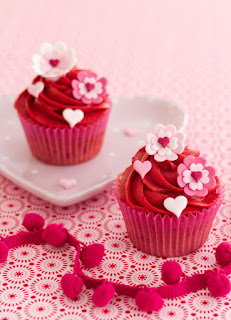 Cupcakes Decorados con Flores