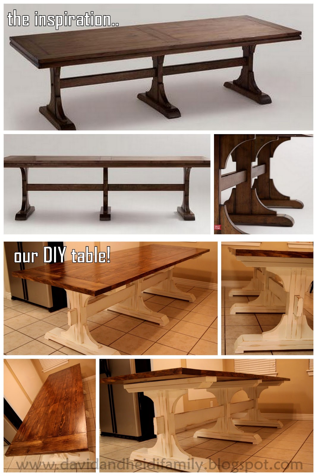 homemade dining table plans