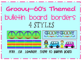 60's bulletin board borders 
