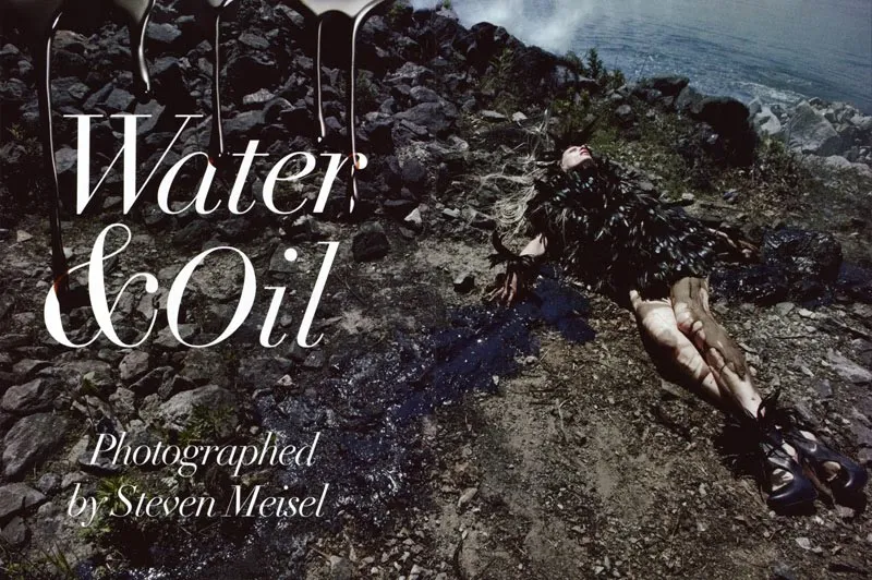 Vogue Italia Oil Spill Editorial Opinions