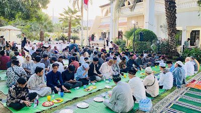 Masyarakat dan Mahasiswa Indonesia di Sudan Buka Puasa Bersama di KBRI Khartoum