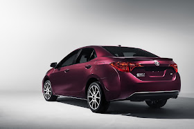 Rear 3/4 view of 2017 Toyota Corolla 50th Anniversary Special Edition