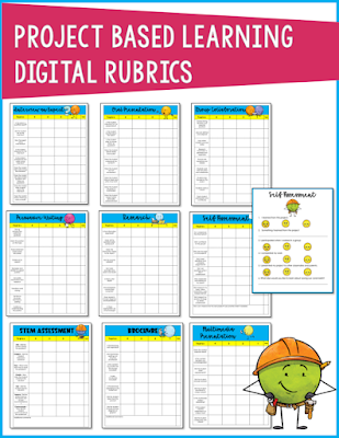 preview of the digital rubrics