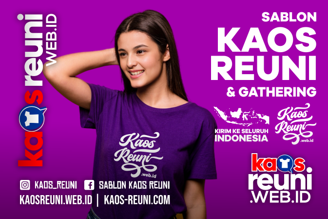 Kaos Sablon Reuni Alumni