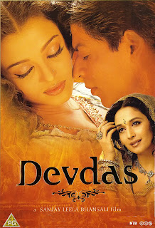 Devdas poster of Shah Rukh Khan and Aishwarya Rai