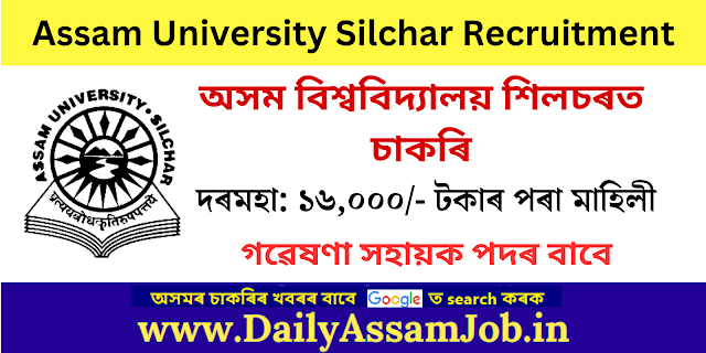 Assam University Silchar Recruitment 2023