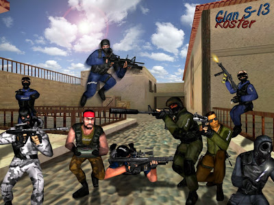 Game Wallpaper 1024 768 - Counter Strike All Characters In Italy Map By Clan S-13 Roster