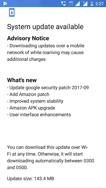 Nokia 6 September Security Update