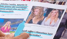 Diletta Leotta foto prima e dopo i ritocchi al viso