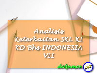 Analisis Keterkaitan SKL KI KD Bhs INDONESIA VII