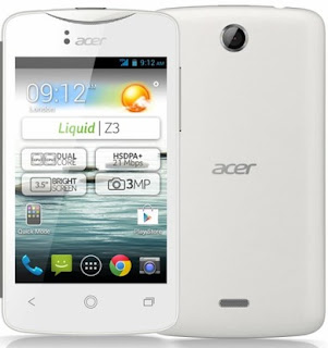 Spesifikasi Acer Z130 Liquid Z3 Duos