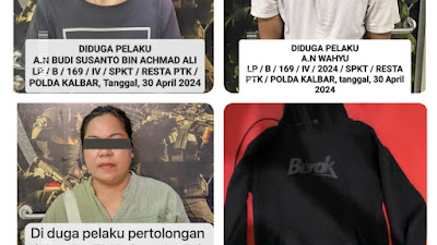 Komplotan Pencuri Kabel Berhasil Dibekuk Tim Jatanras Polresta Pontianak