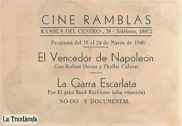 Programa de Cine - El Vencedor de Napoleón - Robert Donat - Robert Morley