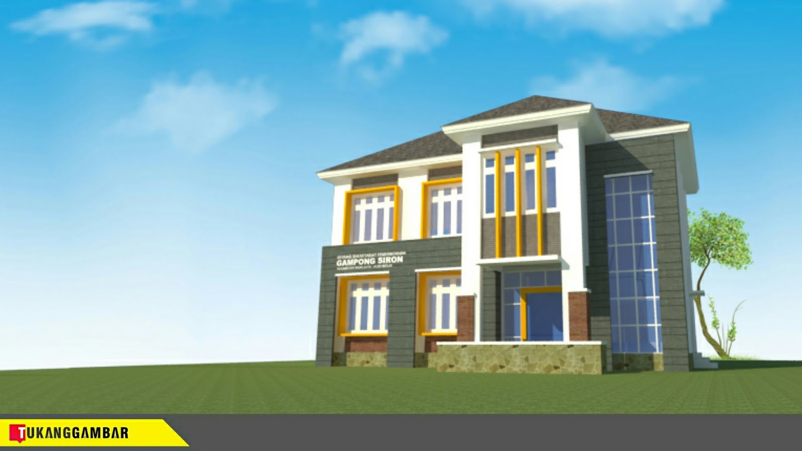 Project Desain  Kantor  Desa  Tukang Gambar