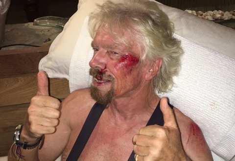 My Life Flashed Before My Eyes - Virgin Airline Owner, Richard Branson Almost Killed in Crash Horror (Photos)